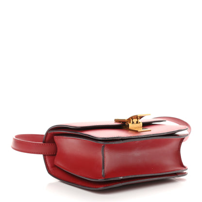 Celine Smooth Calfskin Small Classic Box Flap Bag Red 4 of 12