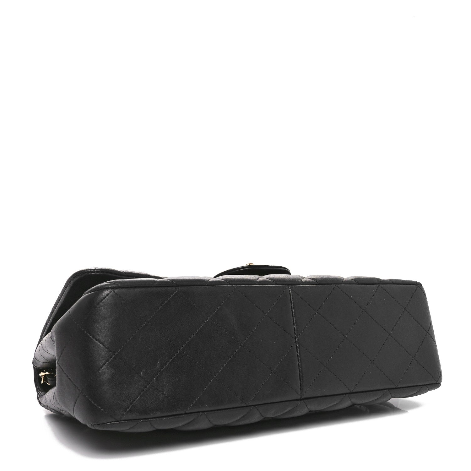 Chanel Lambskin Quilted Jumbo Single Flap Black 4 of 10