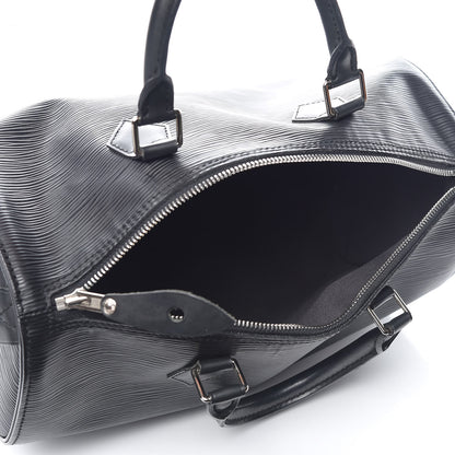 Louis Vuitton Epi Speedy 30 Black 5 of 11