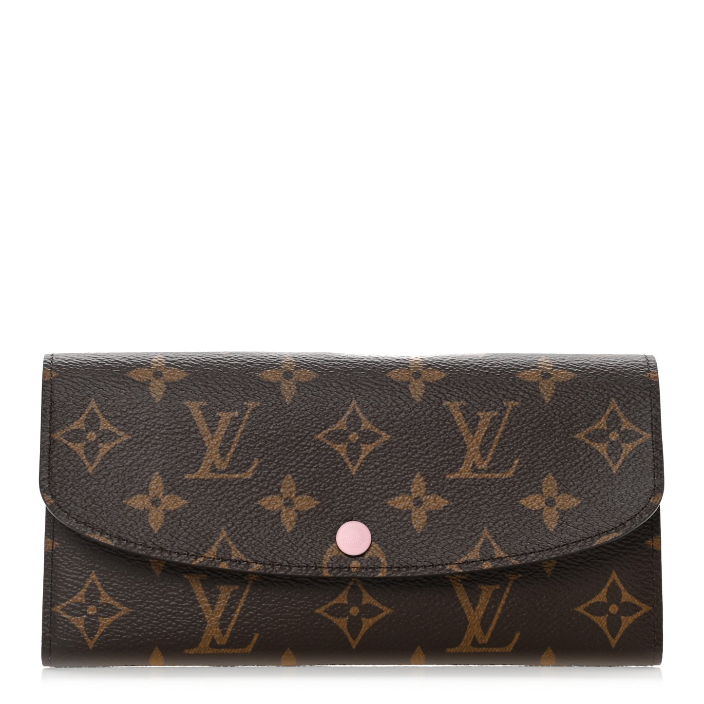 Monogram Emilie Wallet Rose Ballerine