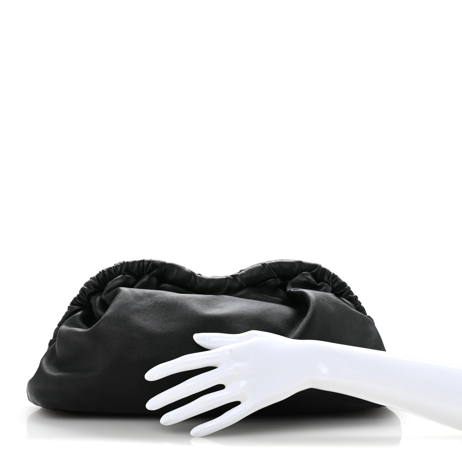 Mansur Gavriel Lambskin Cloud Clutch Black 2 of 12