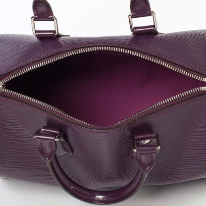 Louis Vuitton Epi Speedy 25 Cassis Purple 10 of 10