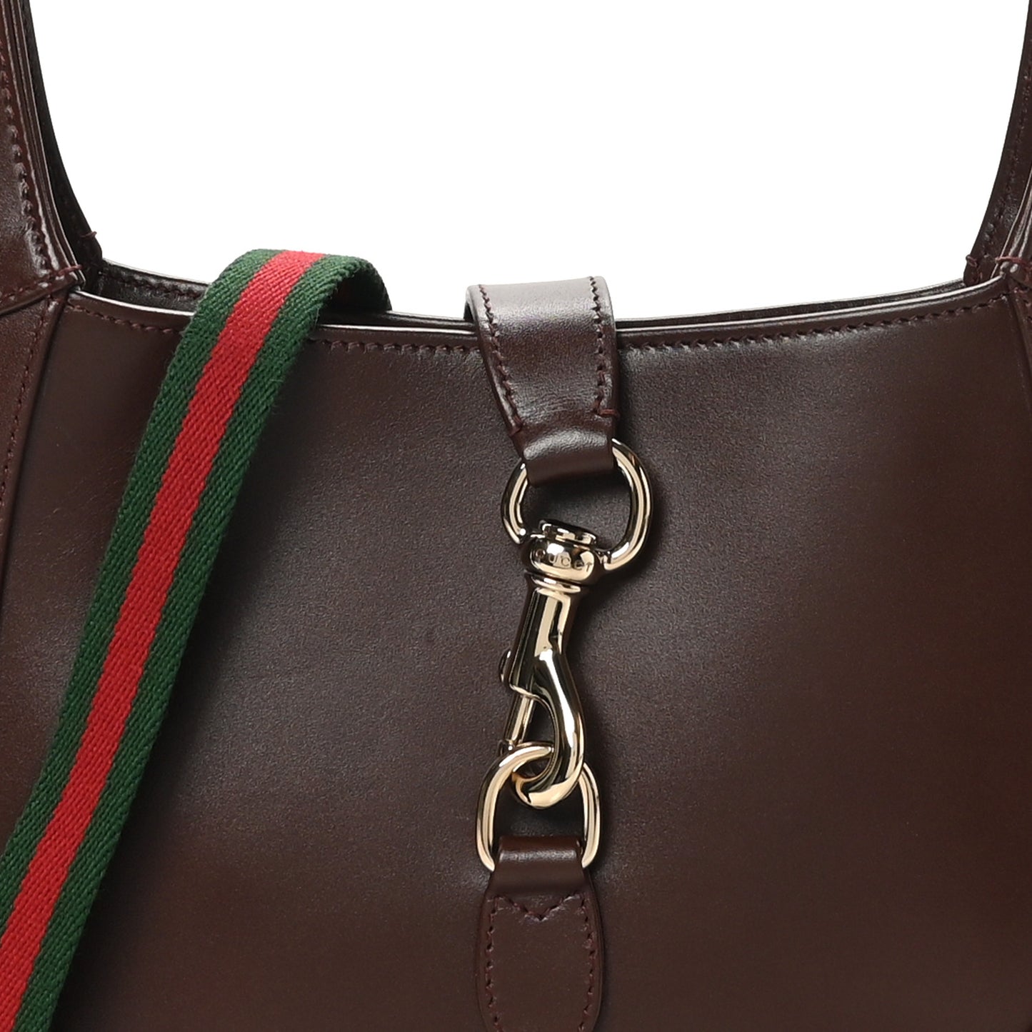 Ancora Calfskin Small Jackie Shoulder Bag Rosso