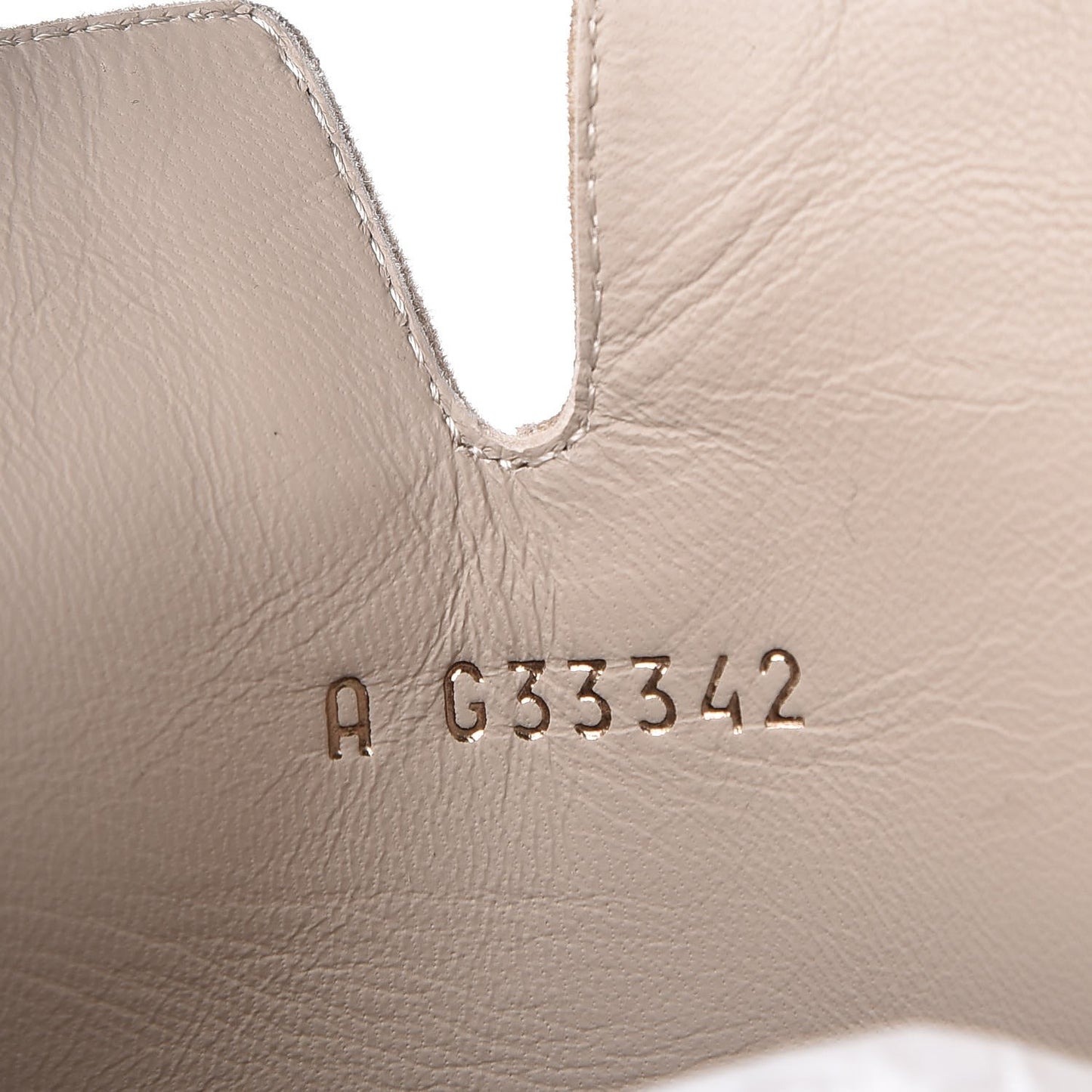 Suede Calfskin High Boots 40.5 Light Beige