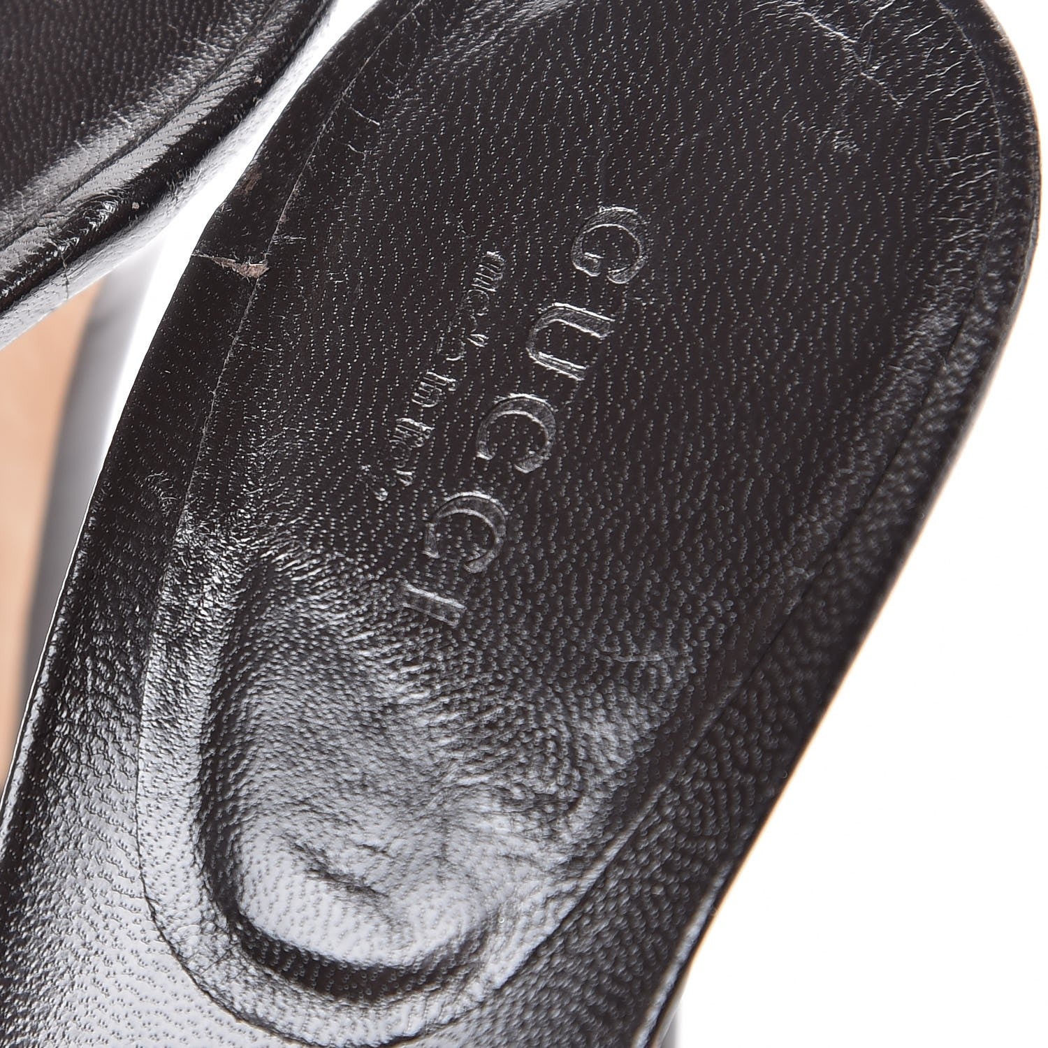 Gucci GG Monogram High Heel Slides 7 Brown 12 of 15