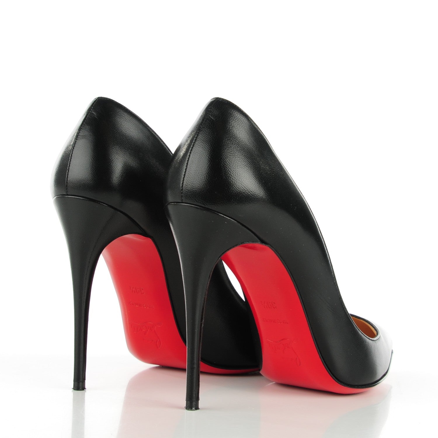 Christian Louboutin Kid Pigalle Follies 100 Pumps 39.5 Black 4 of 6