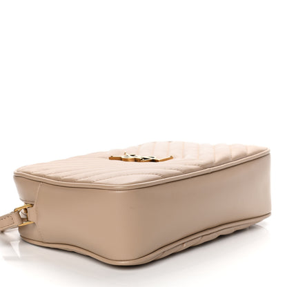 Saint Laurent Calfskin Matelasse Monogram Lou Camera Bag Nude Powder 3 of 10