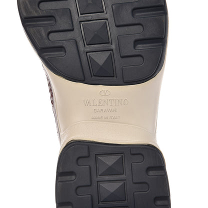 Valentino Garavani Nappa Mesh Laser Cut Mens X-Ray Sneakers 39.5 Rubin Multicolor 8 of 12