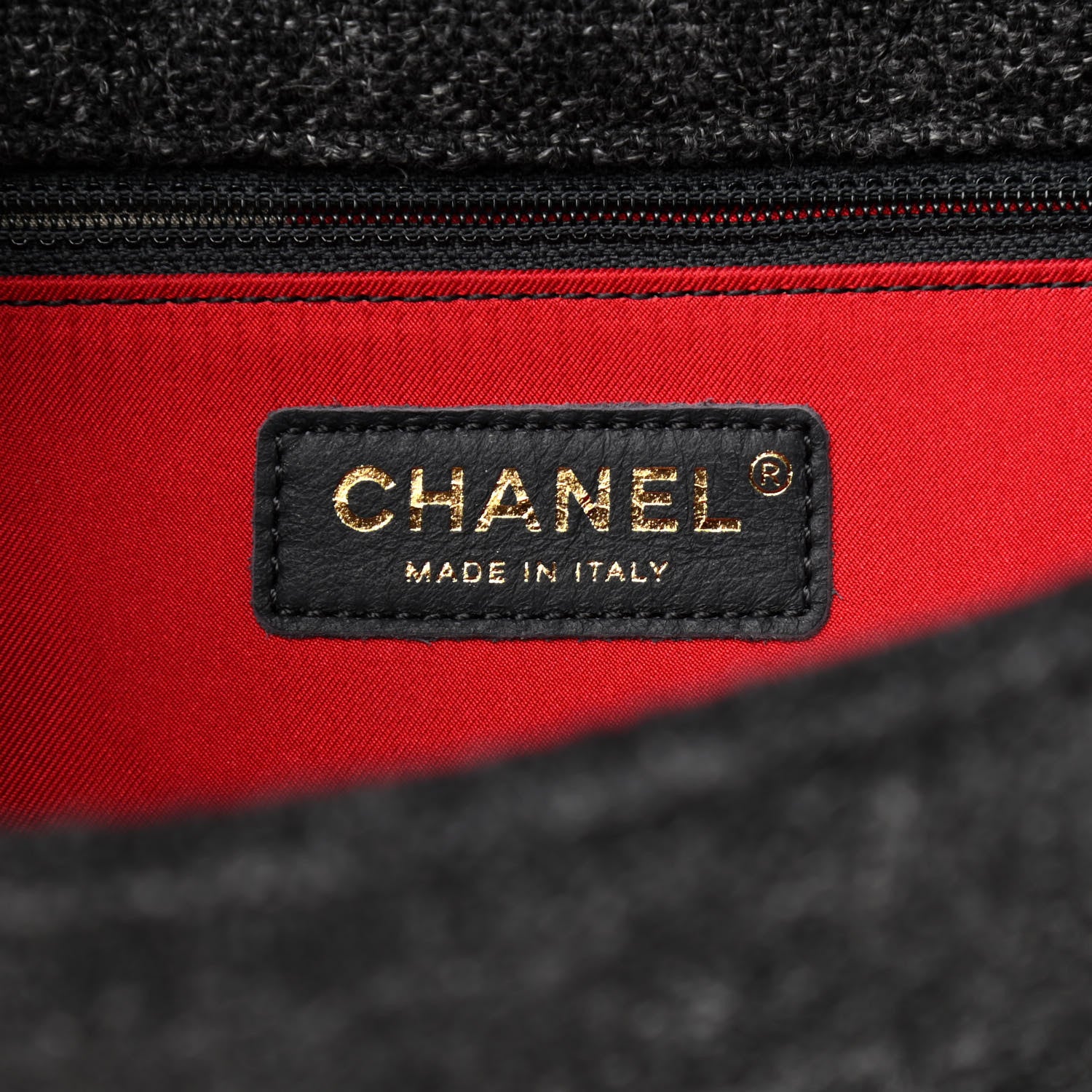 Chanel Wool Tweed Quilted Coco Neige Chain Around Flap Black 6 of 9