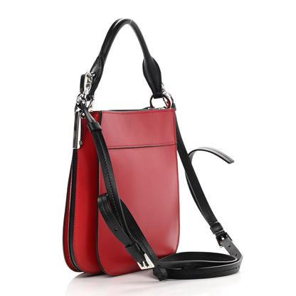 Prada City Calfskin Small Margit Bag Magenta Red 3 of 13