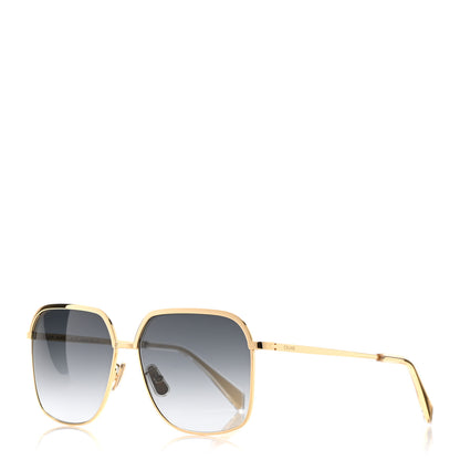 Celine Square Sunglasses Shiny Endura Gold Gradient Smoke 1 of 8