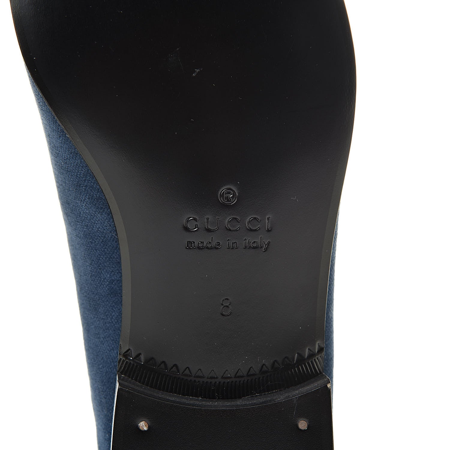 Gucci X MLB Velvet NY Yankees Embroidered Mens Loafers 8 Zaffre Black 8 of 10