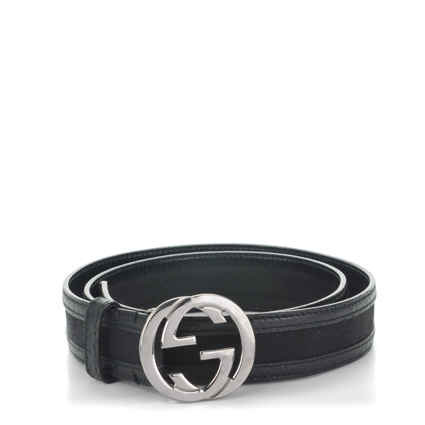 Monogram Interlocking G Belt 80 32 Black
