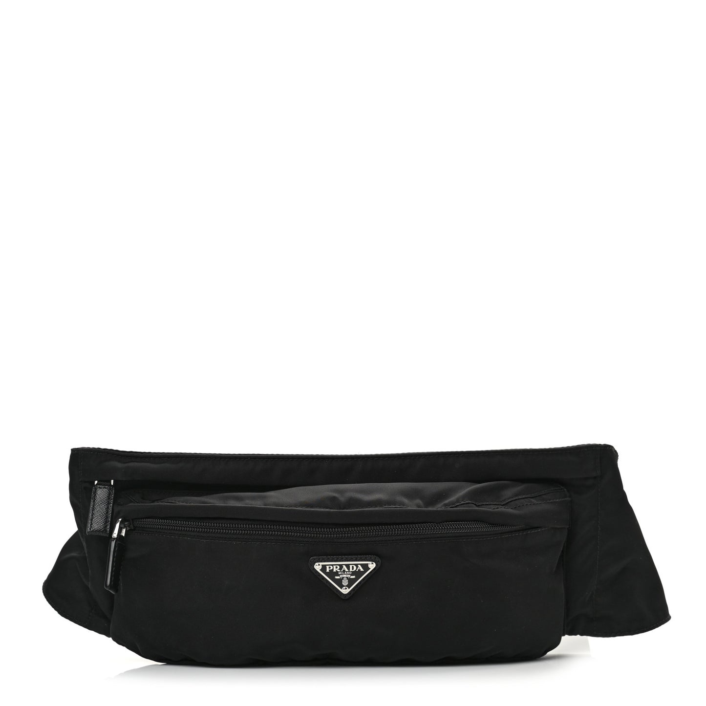 Tessuto Nylon Montagna Belt Bag Black