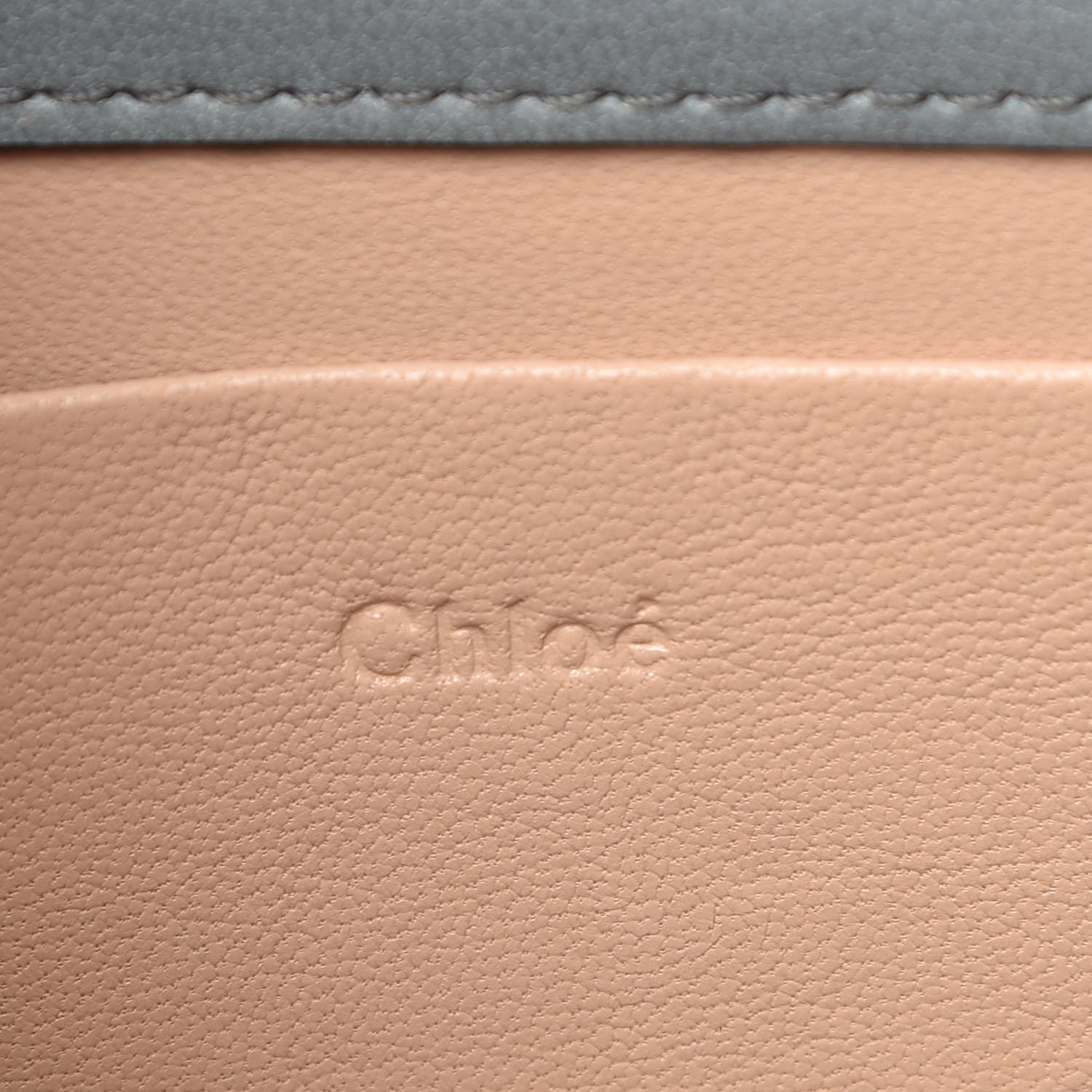 Chloe Calfskin Small Nile Bracelet Minaudiere Bag Cloudy Blue 6 of 10