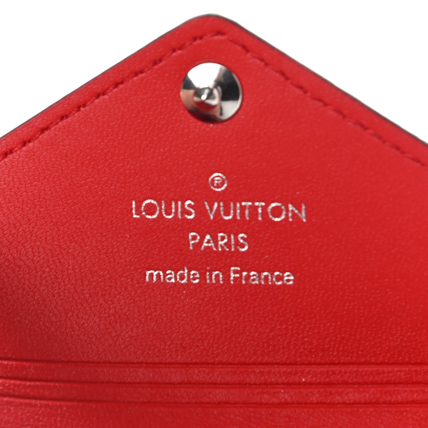Louis Vuitton Monogram Escale Small Kirigami Pochette Insert Red 6 of 7