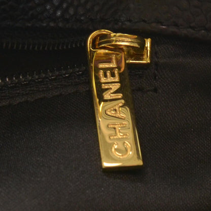 Chanel Caviar Petit Shopping Tote PST Black 6 of 9