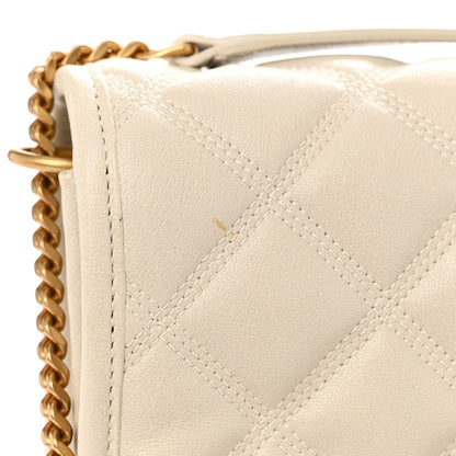 Saint Laurent Lambskin Quilted Large Becky Chain Bag Crema Soft 10 of 11