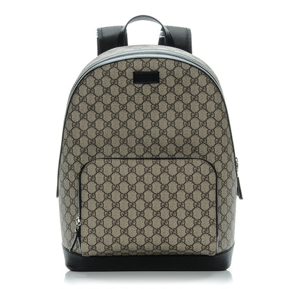 Gucci GG Supreme Monogram Medium Backpack Black 1 of 7