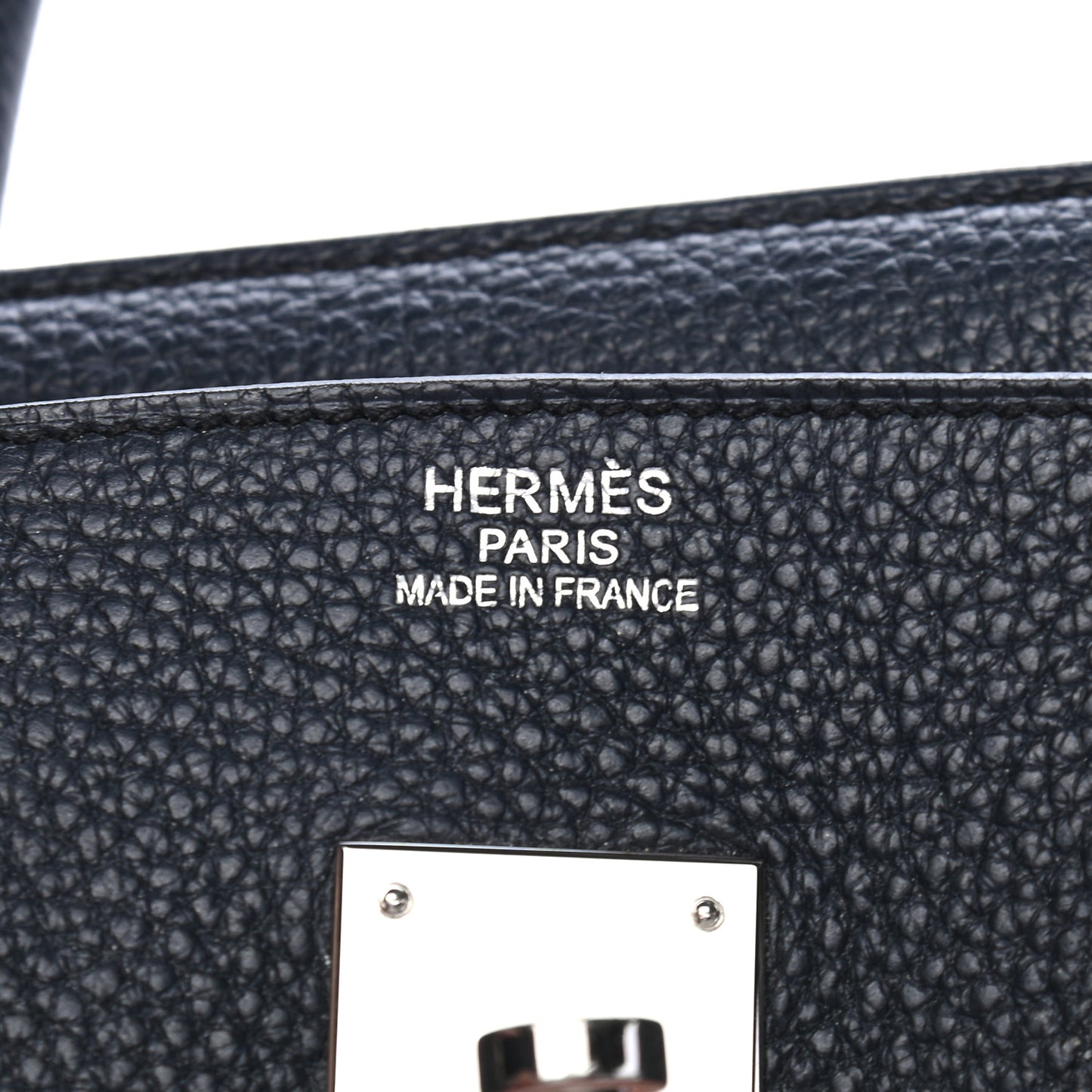 Togo Birkin 35 Bleu Obscur