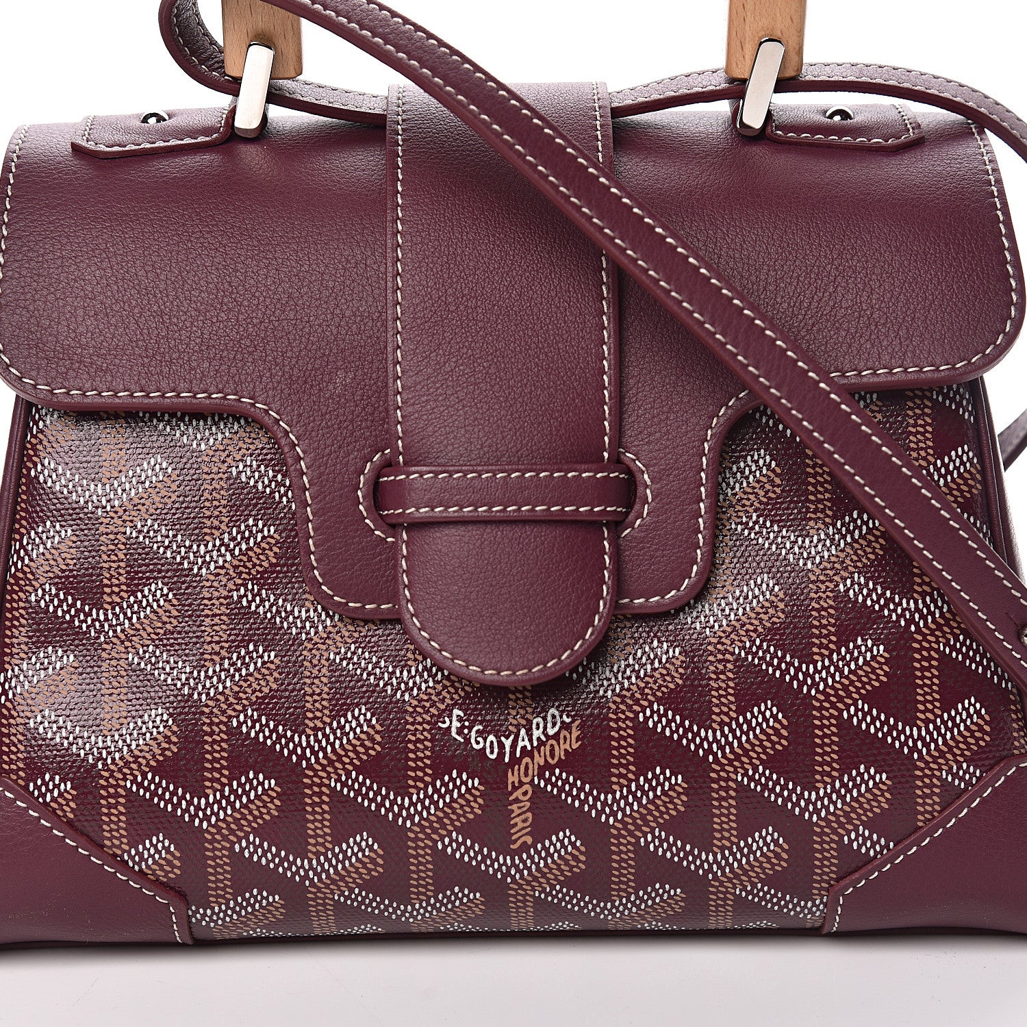 Goyard Goyardine Mini Saigon Burgundy 8 of 10