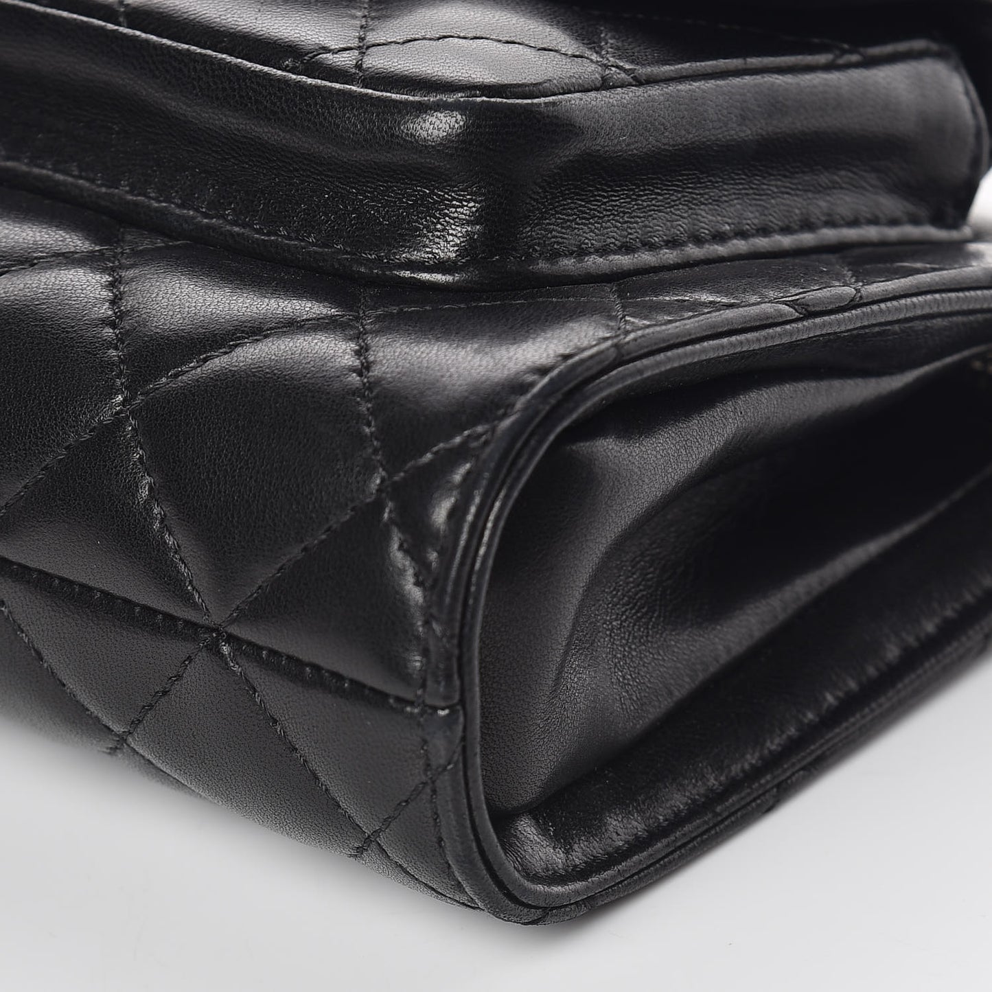 Lambskin Mineral Nights Pochette Wristlet Black
