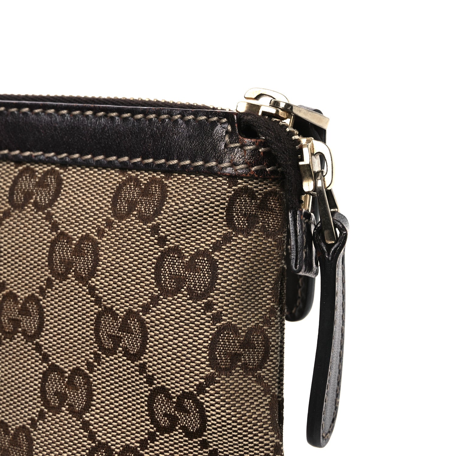 Gucci Monogram Sherry Line Horsebit Tote Dark Brown 13 of 18