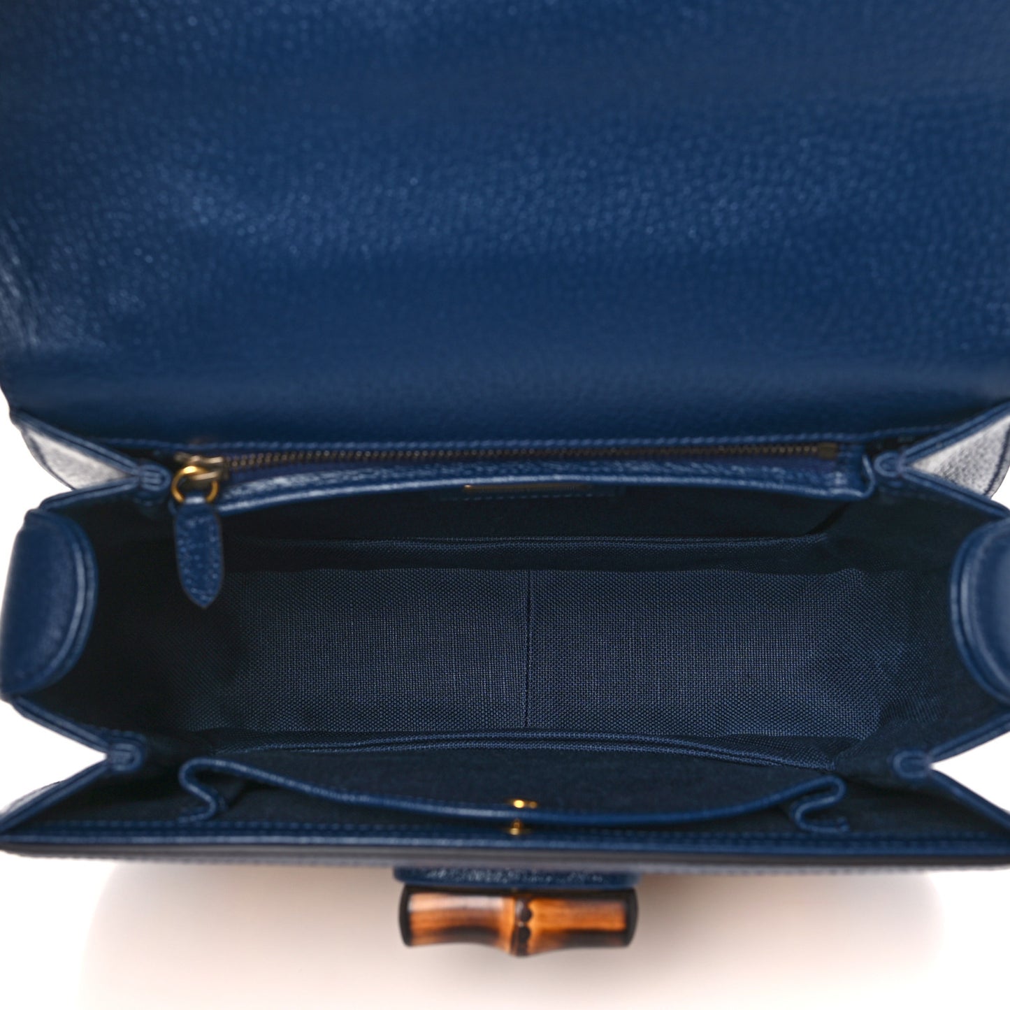 Calfskin Kaleidoscope Medium Bamboo 1947 Top Handle Bag Blue Orange Multicolor Blue Agata