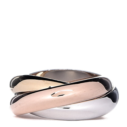 Cartier 18K Pink Yellow White Gold Classic Trinity Ring 50 5.25 1 of 6
