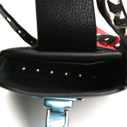 Valentino Garavani Grained Calfskin Rockstud Crossbody Phone Case Black 5 of 10