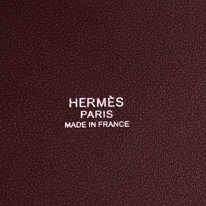Hermes Toile Goeland Swift Cargo Picotin Lock 18 Rouge Sellier Rose Texas 5 of 9