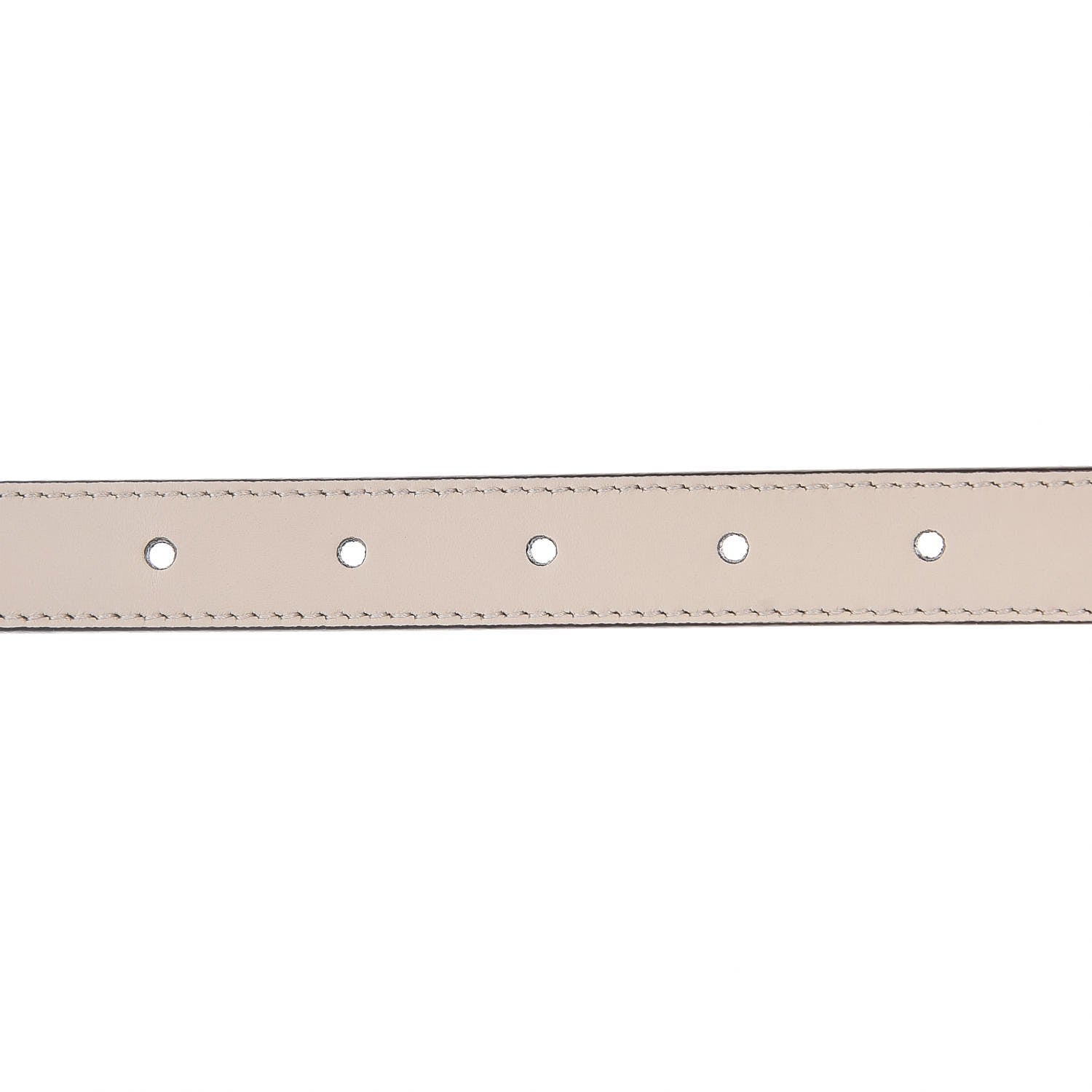 Gucci Calfskin Double G 20mm Belt 85 34 Mystic White 7 of 7