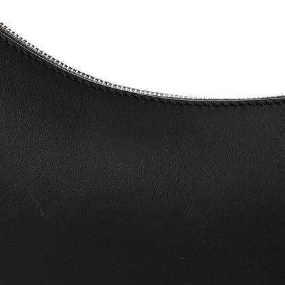 The Row Smooth Calfskin Half Moon Shoulder Bag Black 7 of 11