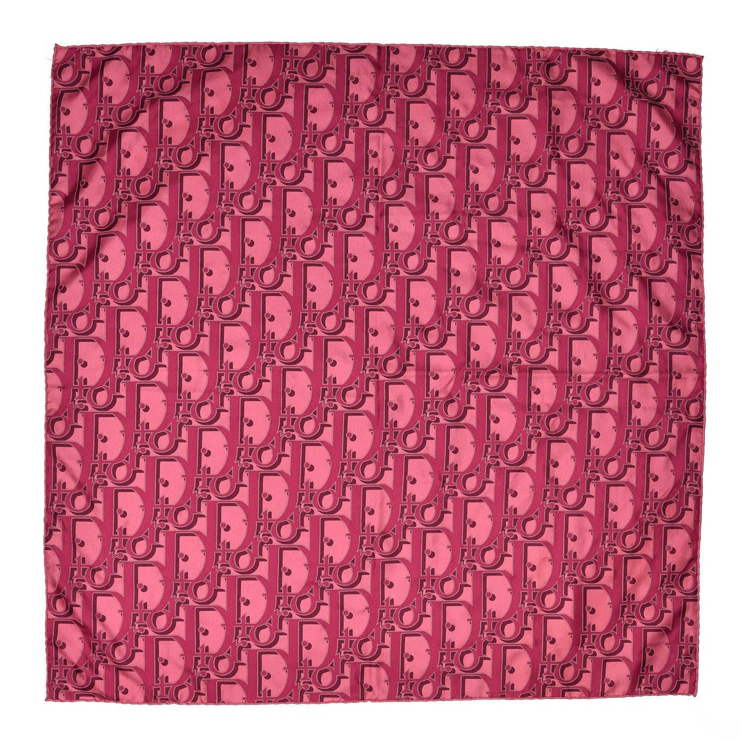 Christian Dior Silk Monogram Scarf Pink 1 of 4