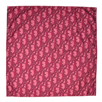 Christian Dior Silk Monogram Scarf Pink 1 of 4