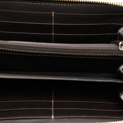Gucci Monogram Bow Zip Around Wallet Brown 5 of 6