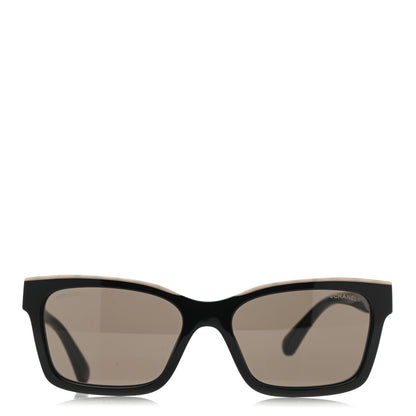 Chanel Acetate Square Sunglasses 5417 Black 3 of 9
