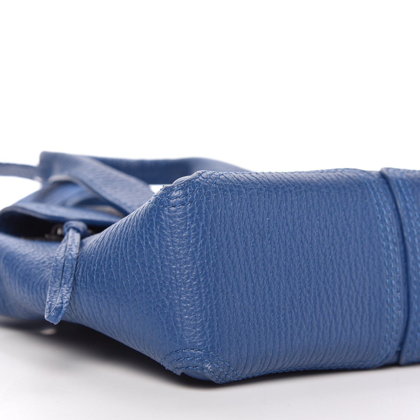 Textured Calfskin Mini Pashli Satchel Cobalt