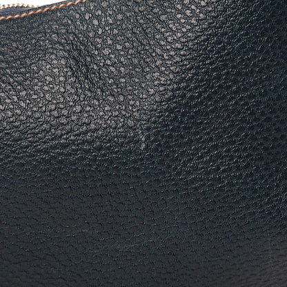 Gucci Calfskin Half Moon Bamboo Ring Hobo Blue 11 of 14