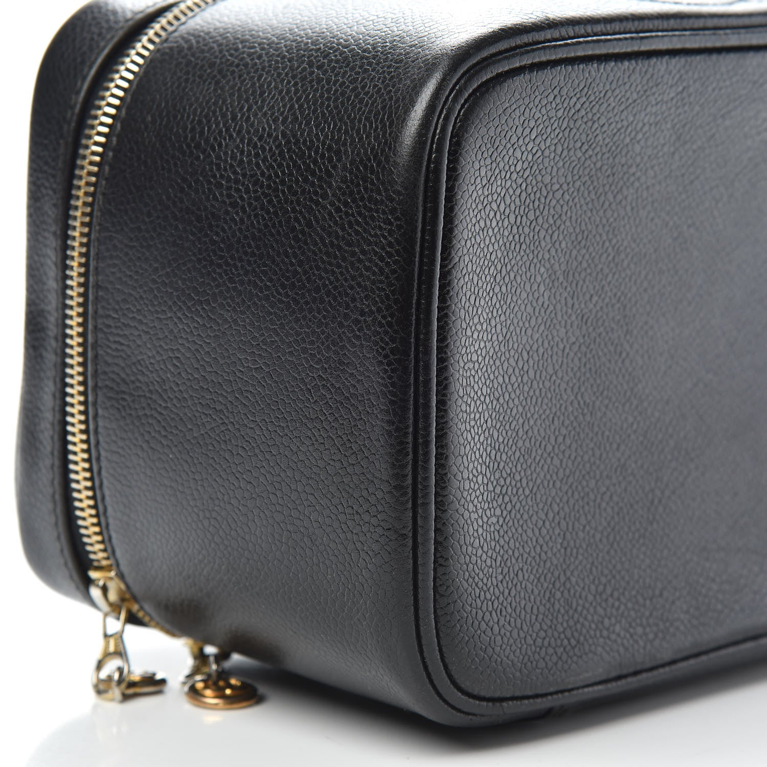 Chanel Caviar Vanity Cosmetic Case Black 7 of 11