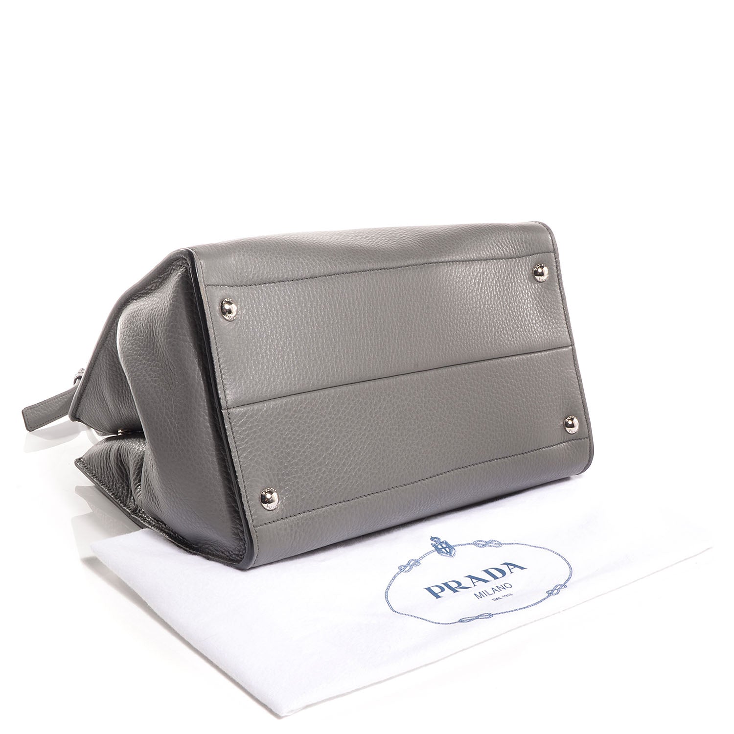 Prada Vitello Daino Shopping Tote Marmo 4 of 11