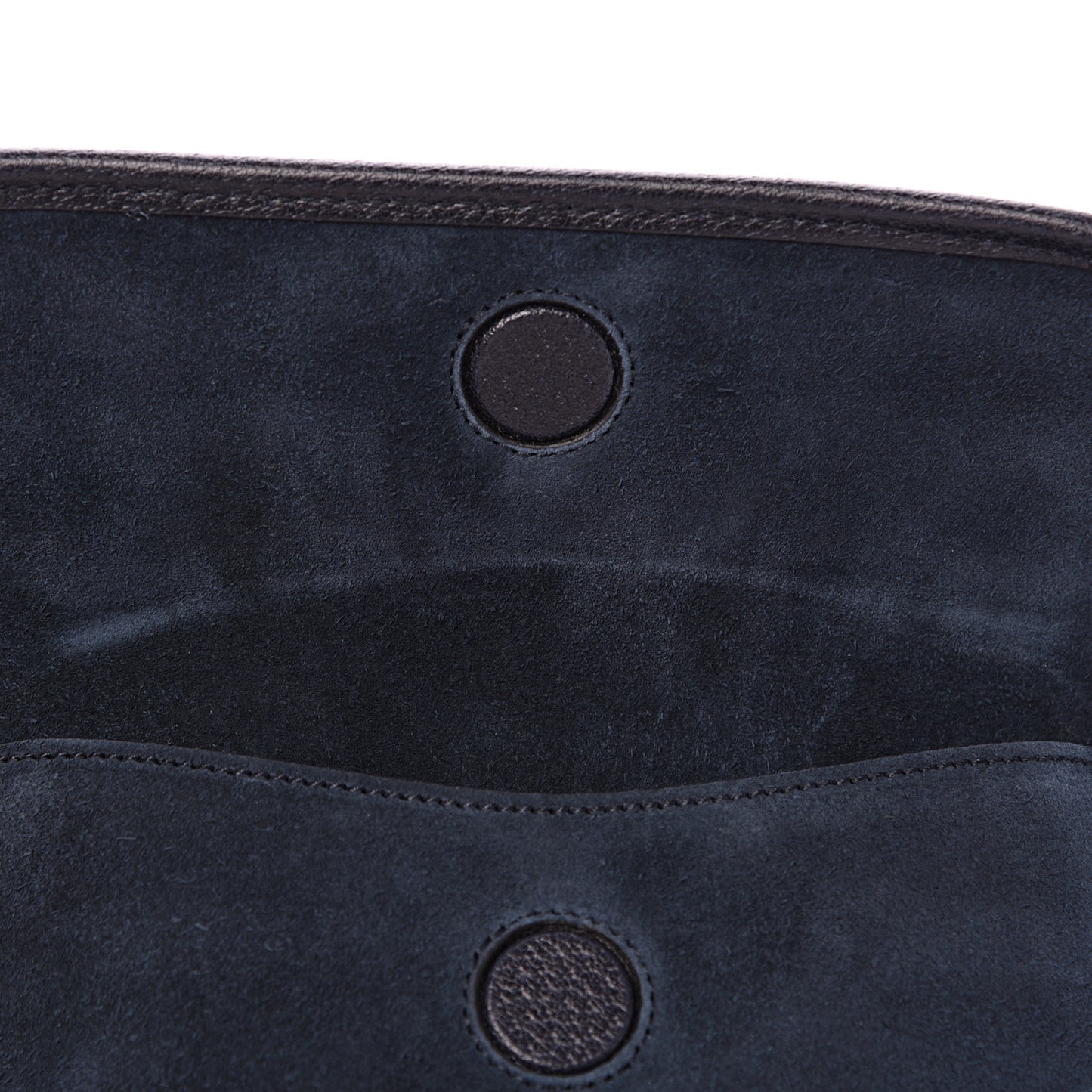 Suede Web Small Neo Vintage Double Flap Messenger Bag Blue