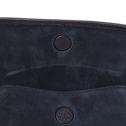 Gucci Suede Web Small Neo Vintage Double Flap Messenger Bag Blue 12 of 17