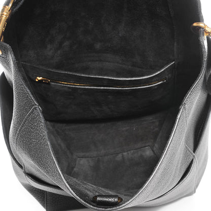 Celine Goatskin Sangle Bucket Bag Black 8 of 8