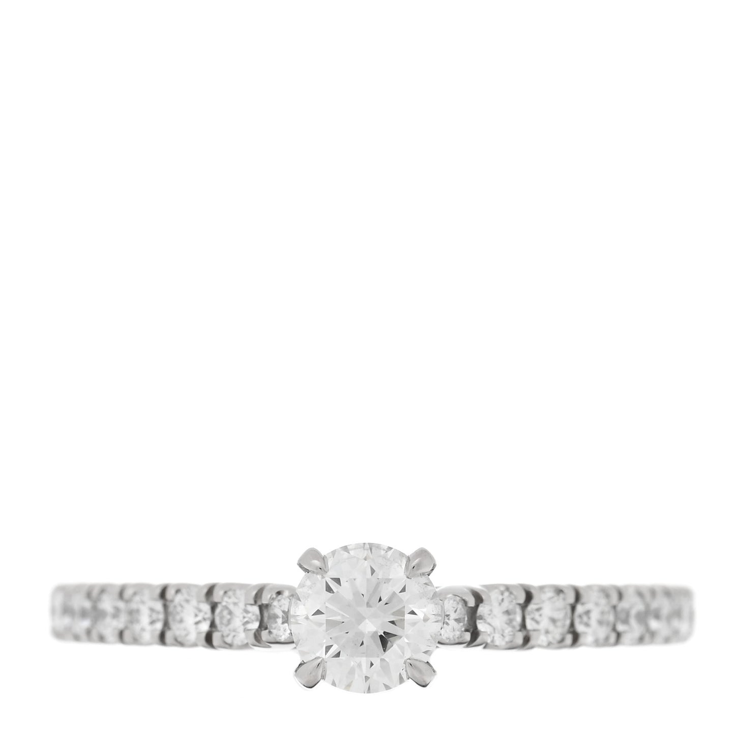 Platinum Diamond .31ct Etincelle De Cartier Solitaire Engagement Ring 51 5.75