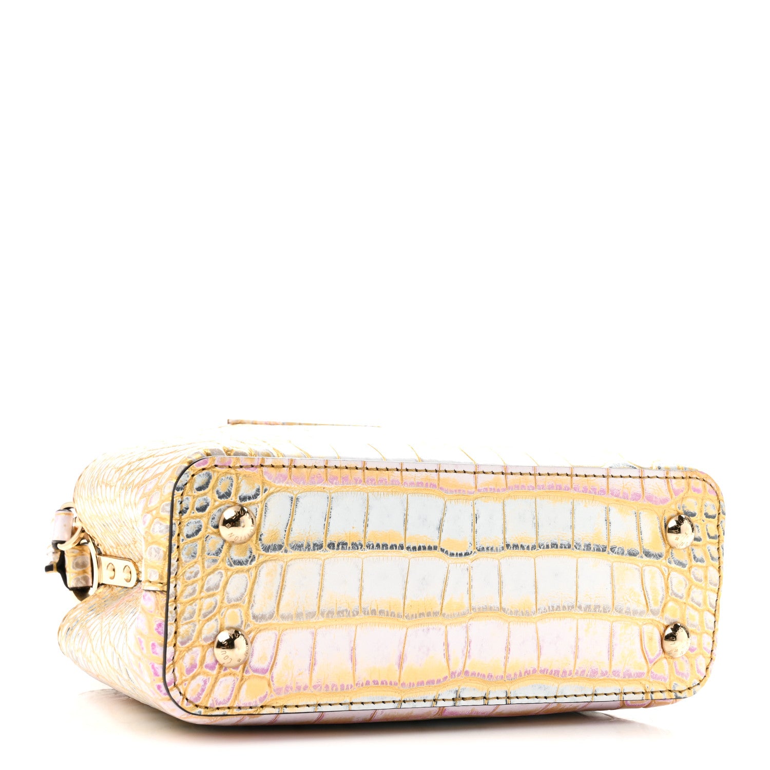 Louis Vuitton Alligator Mini Capucines Royal Garden 4 of 10