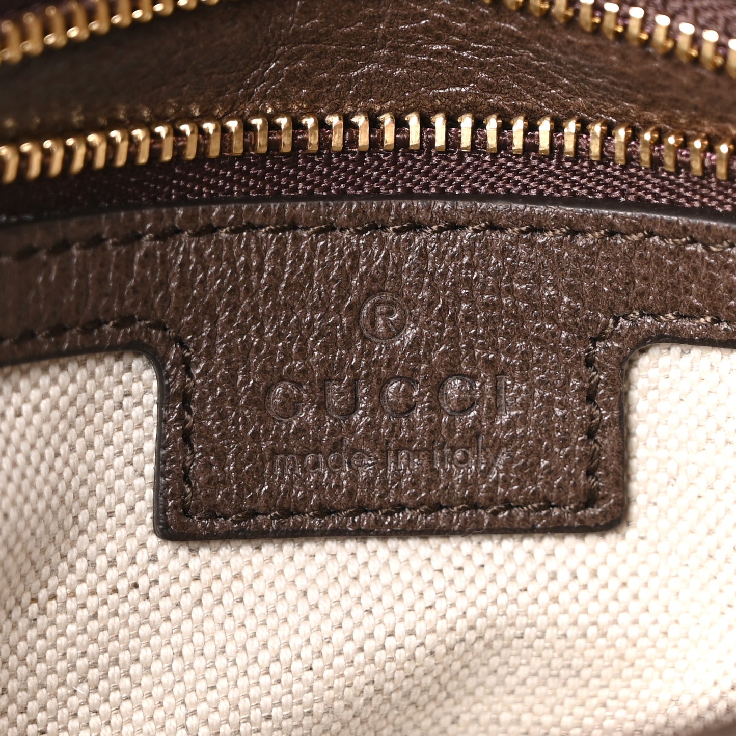 GG Supreme Monogram Textured Dollar Calfskin Blondie Chain Shoulder Flap Bag Beige Ebony New Acero