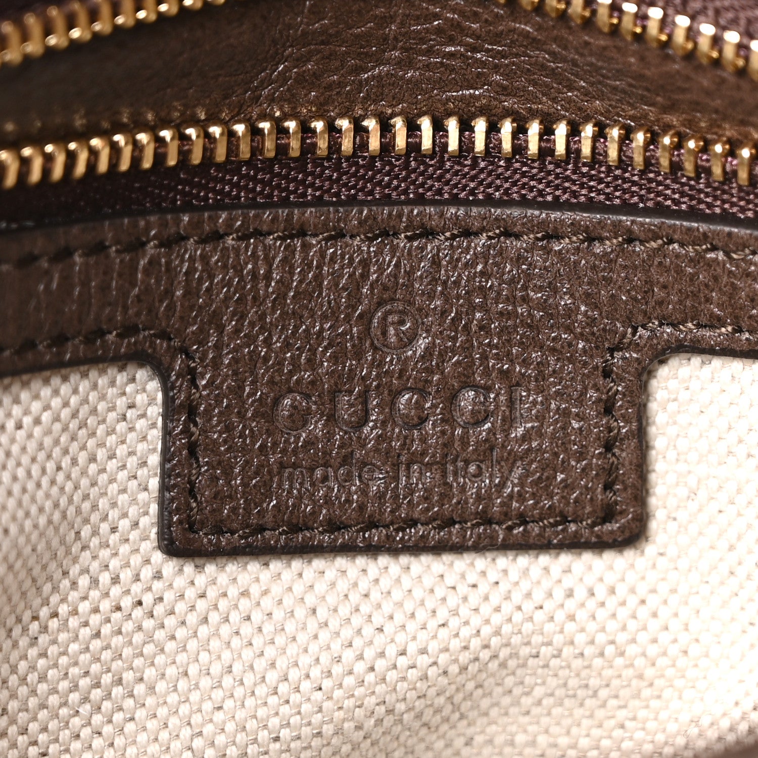 Gucci GG Supreme Monogram Textured Dollar Calfskin Blondie Chain Shoulder Flap Bag Beige Ebony New Acero 6 of 10