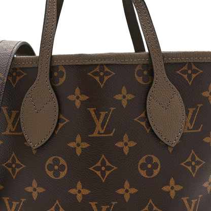 Louis Vuitton Monogram Neverfull Inside Out Bandouliere BB Dark Fango 8 of 11