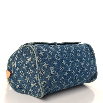 Louis Vuitton Monogram Denim Neo Speedy Blue 4 of 8